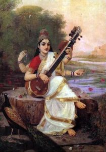 ravi-varma-1896-Saraswati